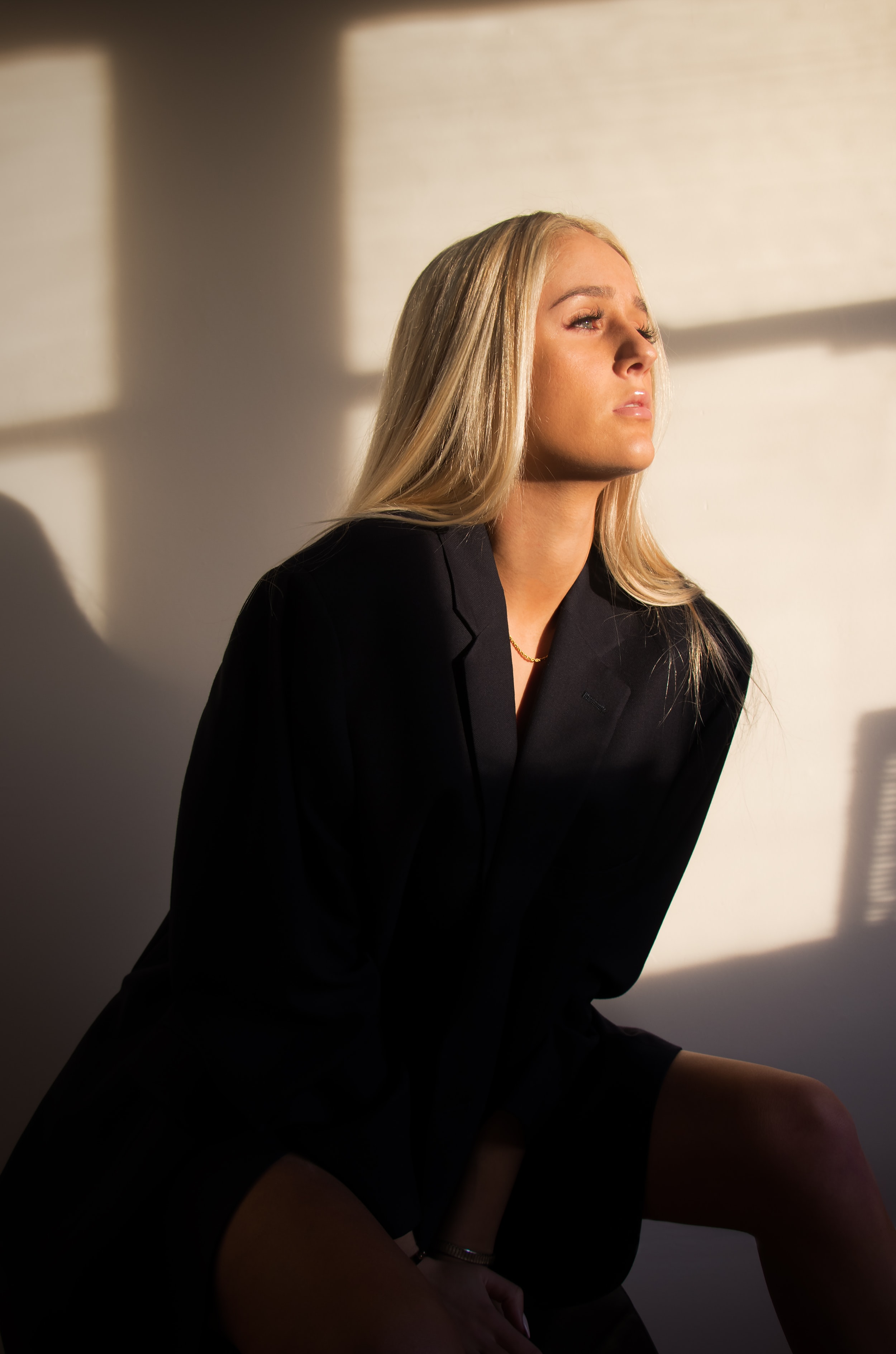 black suit